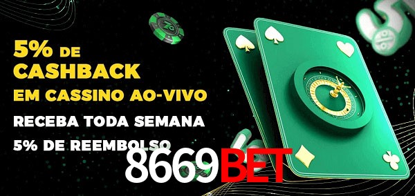 Promoções do cassino ao Vivo 8669bet